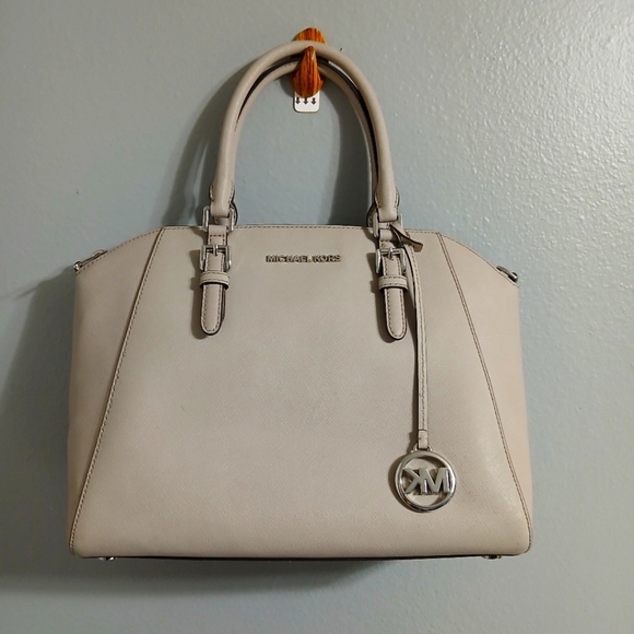 Michael Kors Beige Satchel Bag - Picture 1 of 16